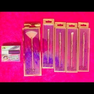 Gold Wand Unicorn Makeup Brushes Set